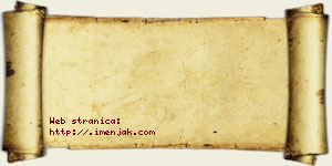 Anastasija Hamović vizit kartica